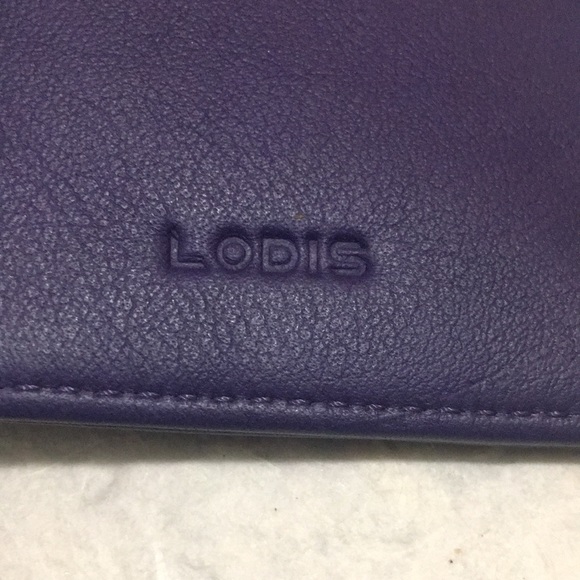 Purple Lodis card RFID wallet - Picture 5 of 5